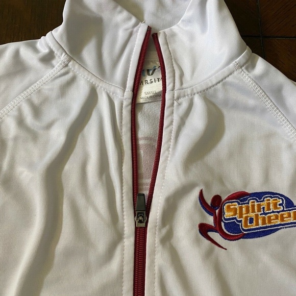 Cheer & Dance Varsity National Champion Jacket Spirit Cheer White Small - Picture 3 of 3
